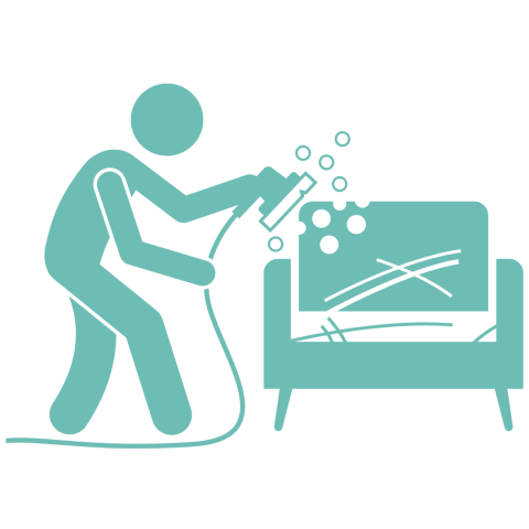 ikona čištění sedaček